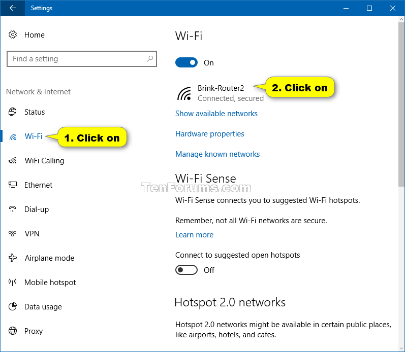 Wireless Network Connect Automatically Turn On or Off in Windows 10