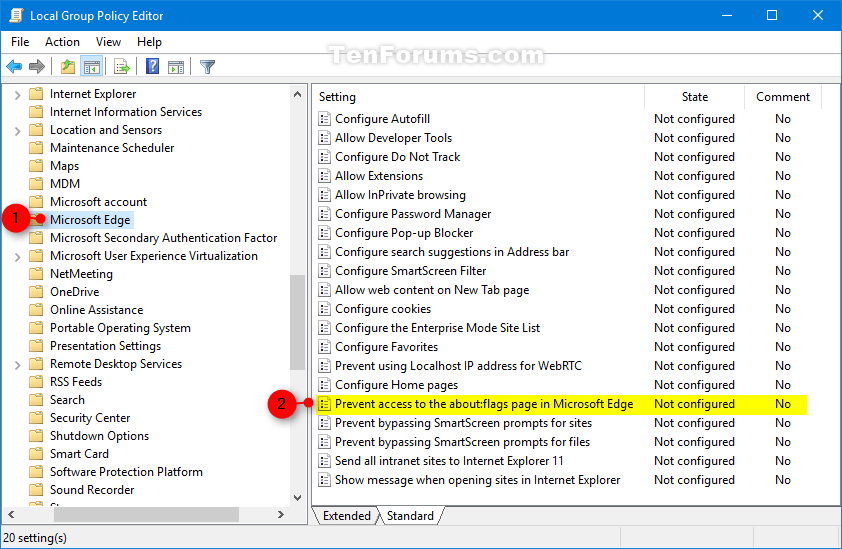 How to disable microsoft edge with group policy erbasketball