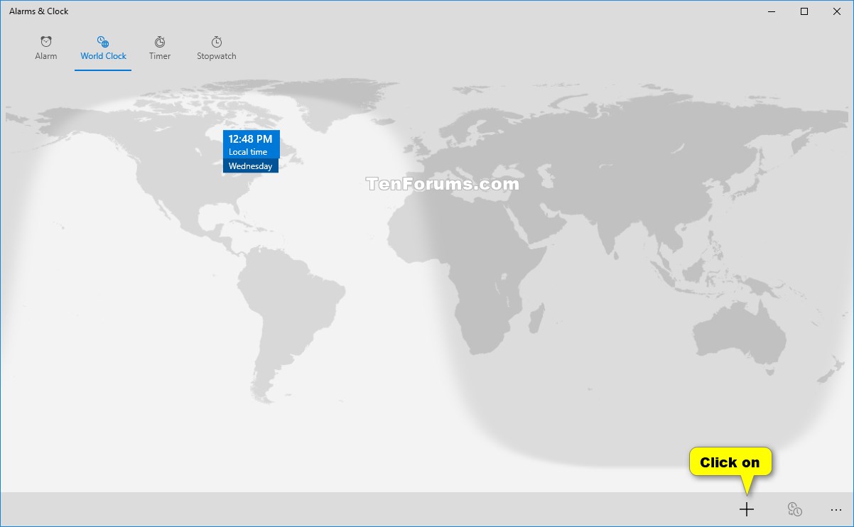How to Pin a World Clock to Start in Windows 10 Tutorials