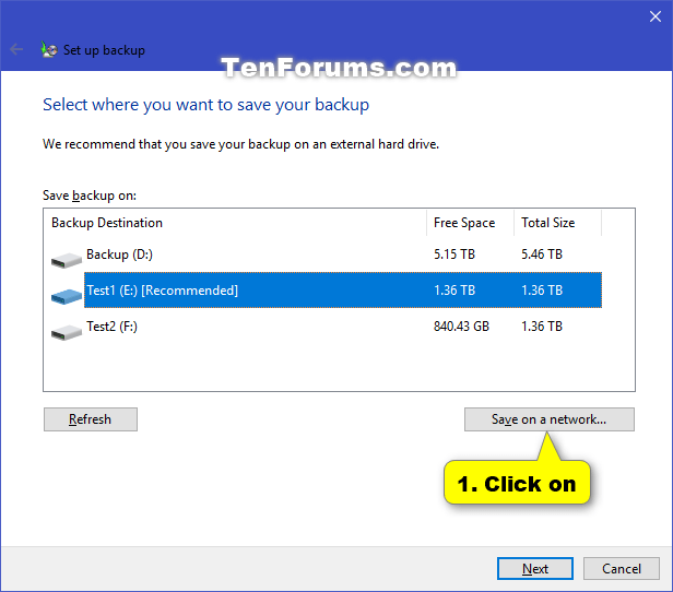 Windows Backup Set Up in Windows 10 Windows 10 Tutorials