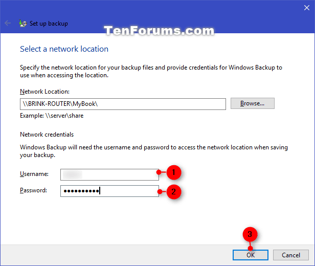 Change Windows Backup Settings in Window 10 Tutorials
