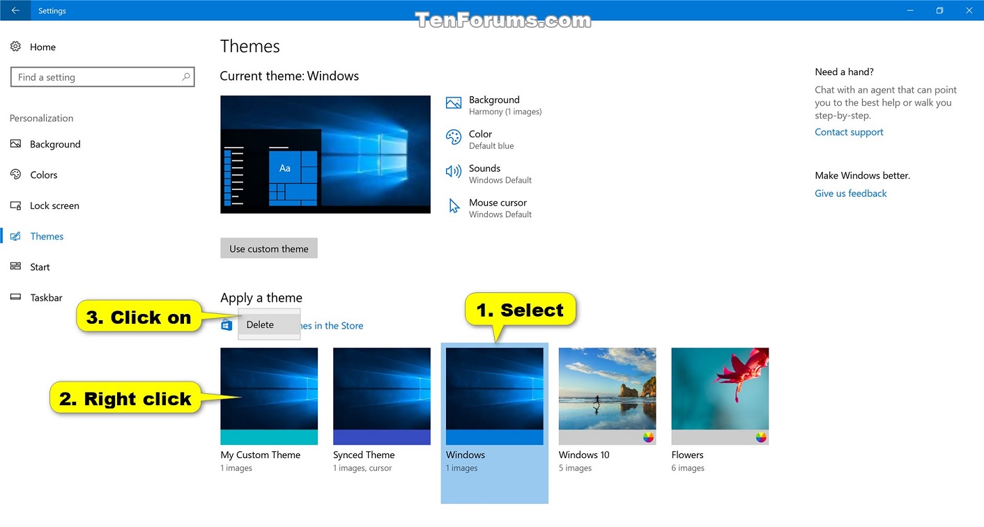 Tutorial đặc biệt này delete background windows 10 Hướng dẫn miễn phí