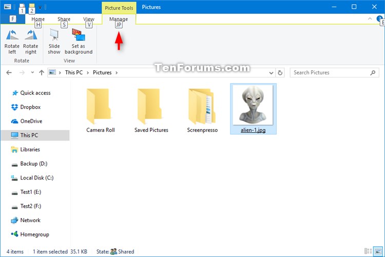 Rotate Image in Windows 10 Tutorials