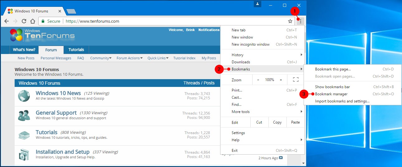 Import or Export Google Chrome Bookmarks as HTML in Windows Tutorials