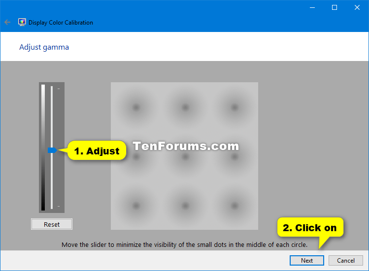 Calibrate Display Color in Windows 10 Tutorials