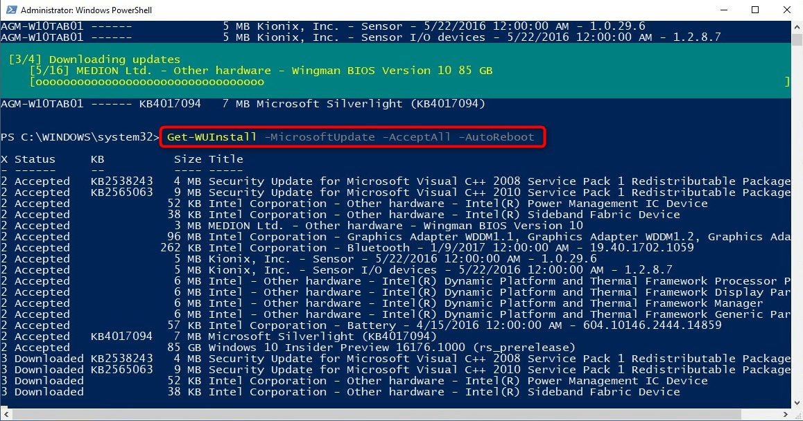 Update and Upgrade Windows 10 using PowerShell Tutorials