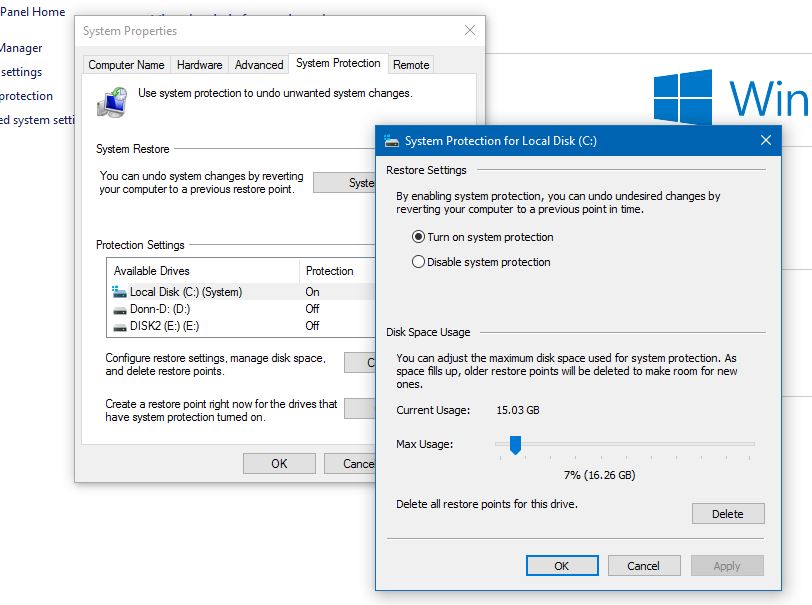 Create System Restore Point shortcut in Windows 10 Page 16 Tutorials