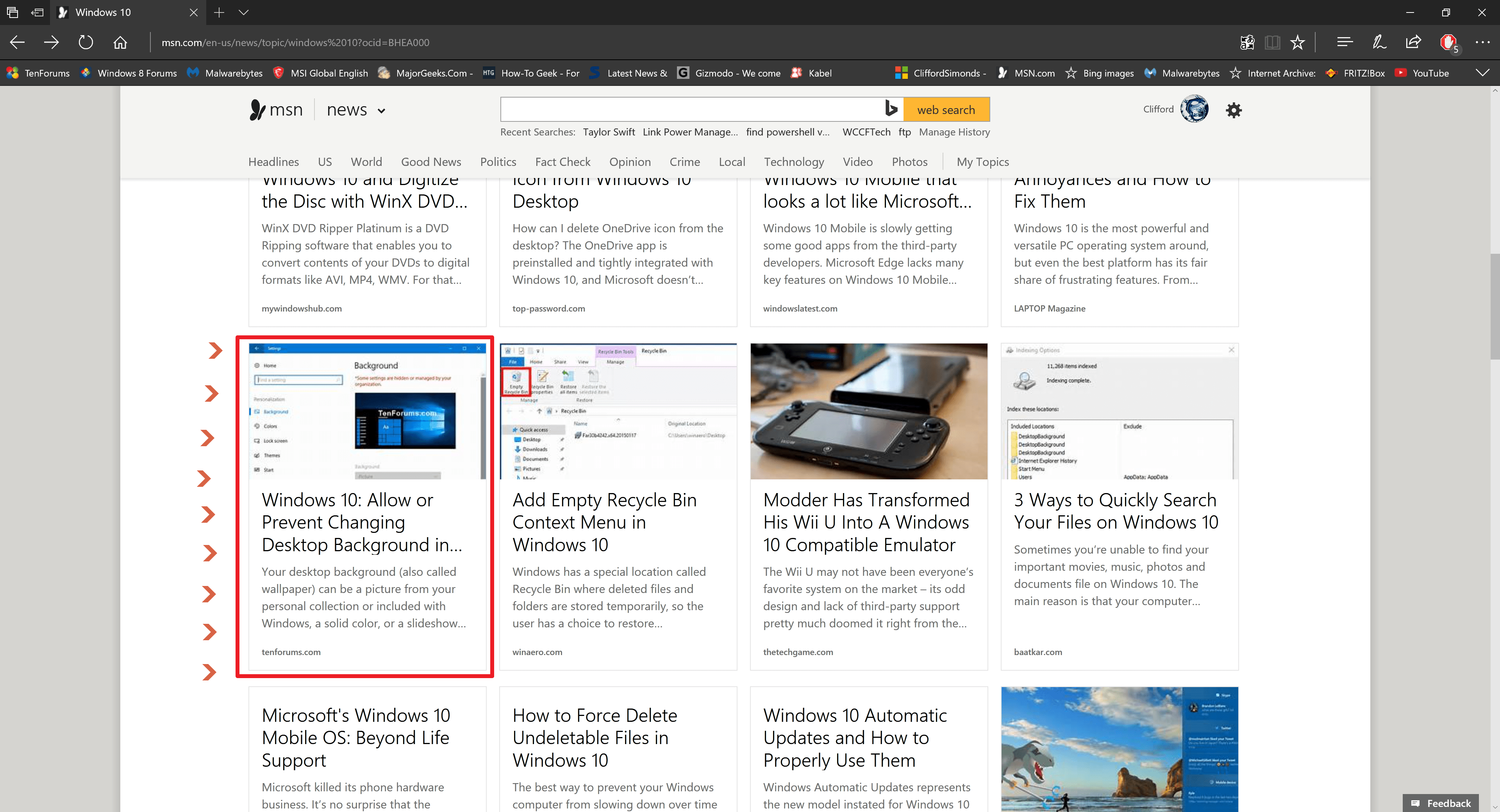 Allow or Prevent Changing Desktop Background in Windows 10 Tutorials