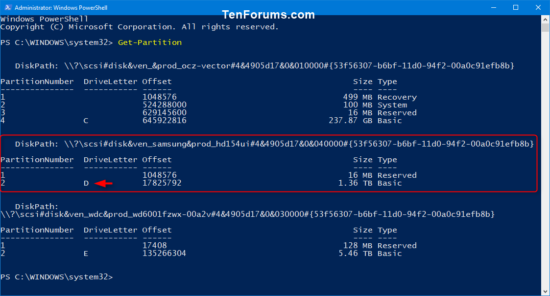 Shrink Volume or Partition in Windows 10 Tutorials