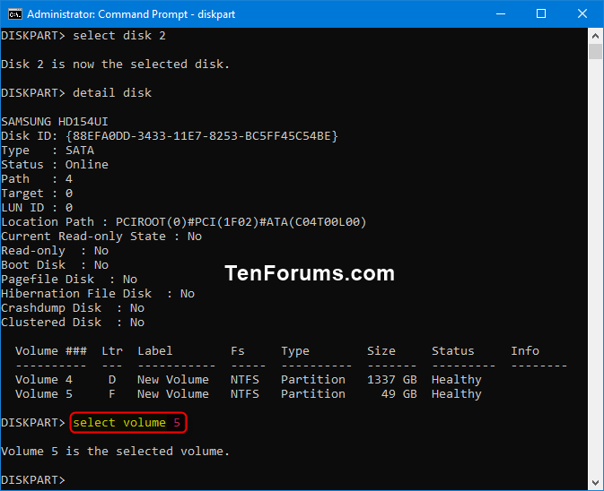 Extend Volume or Partition in Windows 10 Tutorials