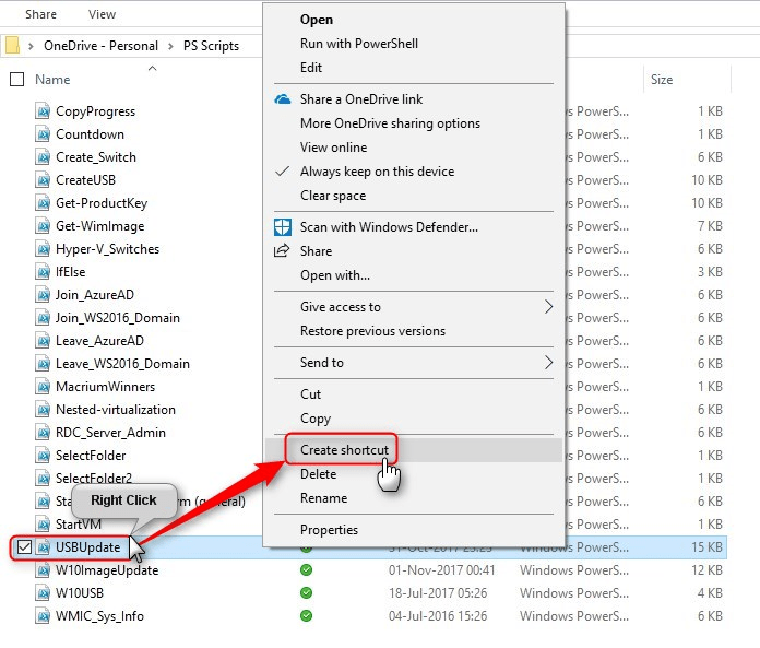 PowerShell Scripting Run a Script from Shortcut Tutorials