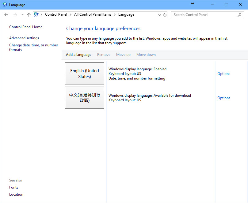 Add, Remove, and Change Display Language in Windows 10 Page 5