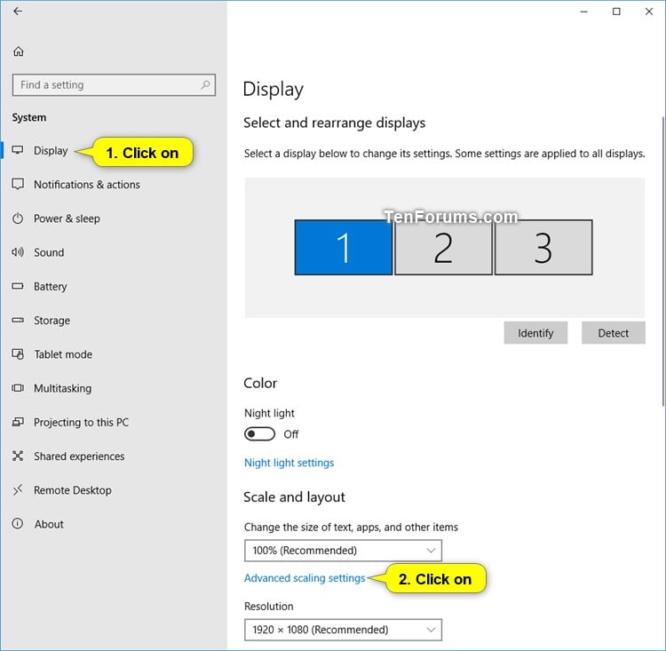 Apps & Features Turn On or Off Fix Scaling for Apps that are Blurry in