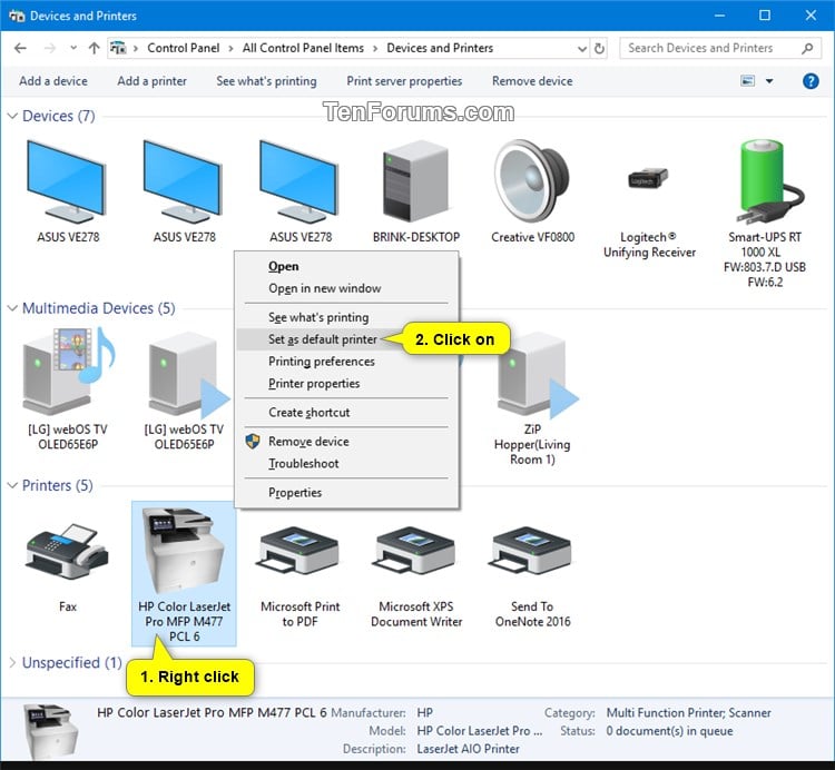 Question: How Do I Change My Default Printer Settings In.