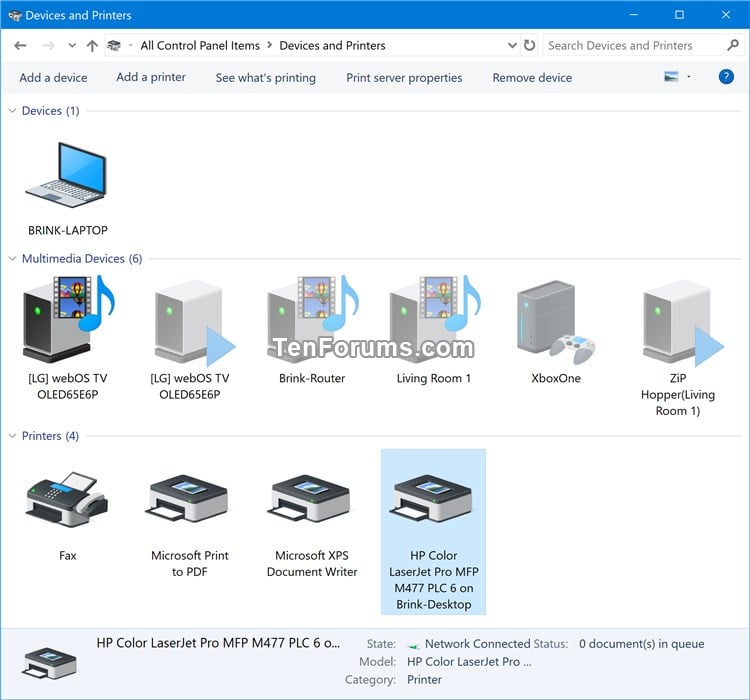 Add Shared Printer in Windows 10 Tutorials