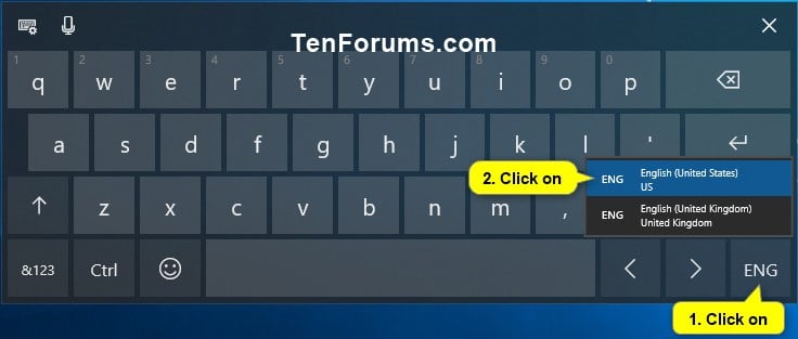 Change Keyboard Layout in Windows 10 Tutorials