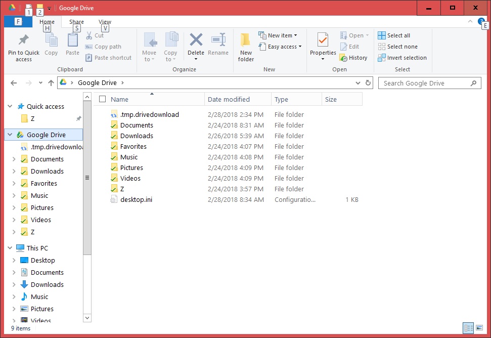 Add or Remove Google Drive from Navigation Pane in Windows 10 Page 14