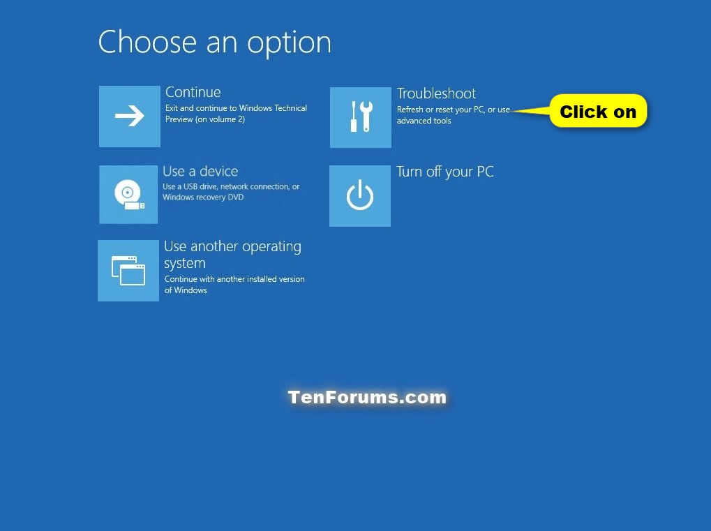 Boot to UEFI Firmware Settings from inside Windows 10 Tutorials