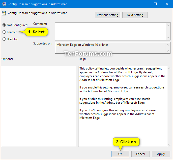 How To Enable Address Bar Suggestions In Microsoft Edge Quick Actions