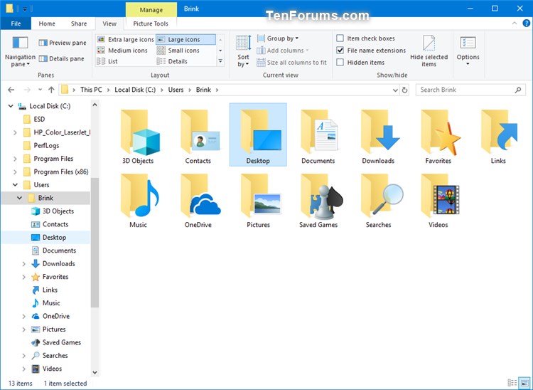 Restore Desktop Icon Layout