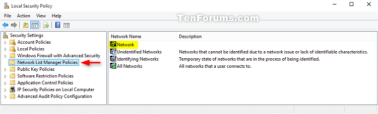 How Windows decide if a network interface is public, private or domain