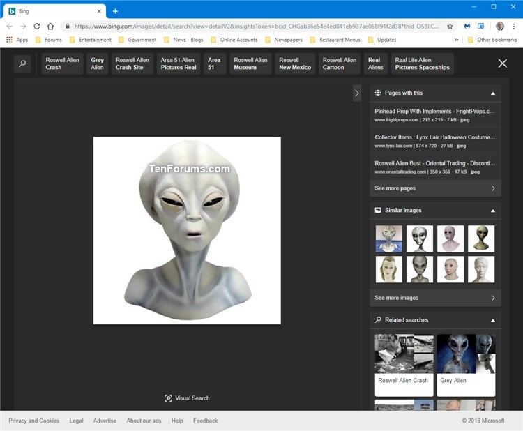 Shop that look Bing Visual Search