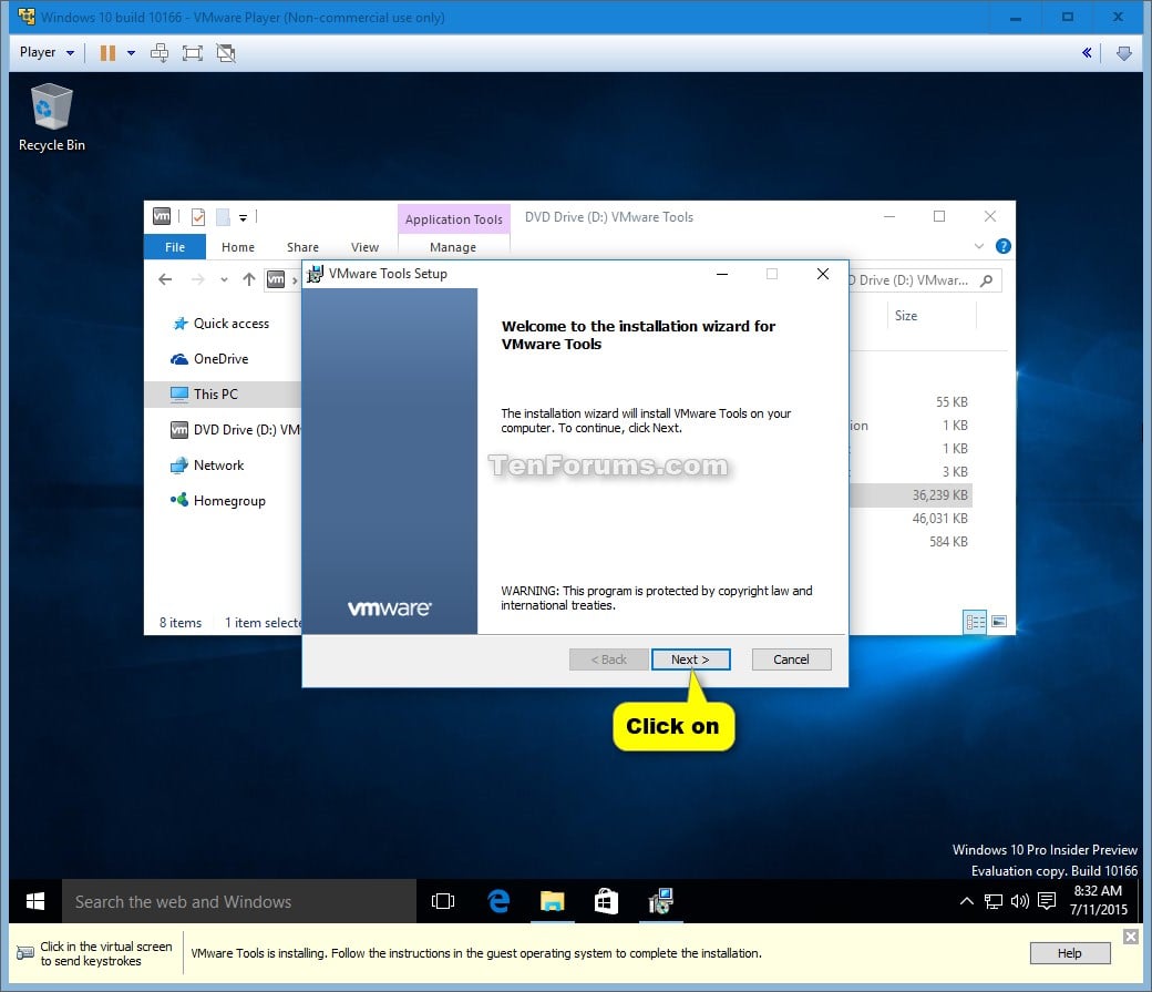 Install Windows 10 as Virtual Machine in VMware Player Tutorials