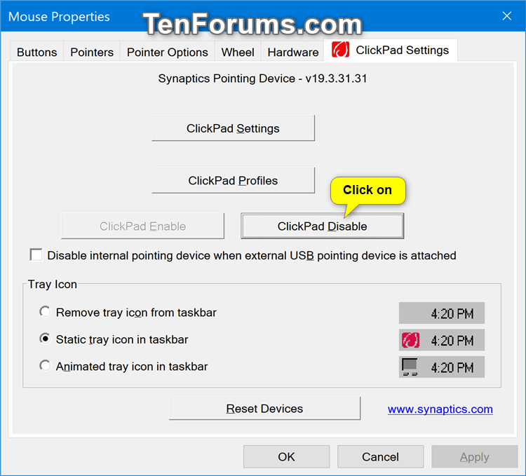 How To Disable Touchpad On Laptop