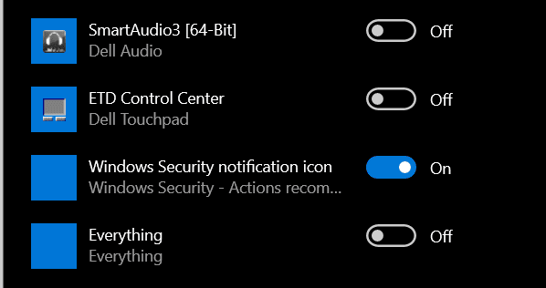 Hide or Show Windows Security Notification Area Icon in