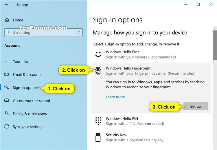 How To Get Help In Windows 10 Fingerprint Lates Windows 10 Update