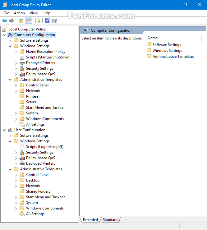 How to Add Local Group Policy Editor to Control Panel in Windows