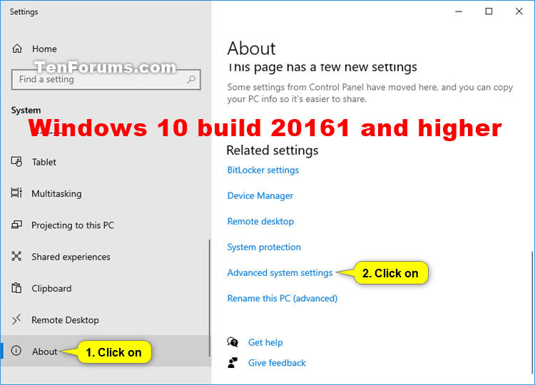 Change Computer Name in Windows 10 Tutorials