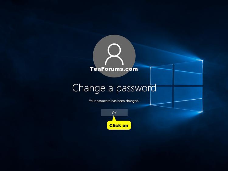 Remove Password of Local Account in Windows 10 Tutorials