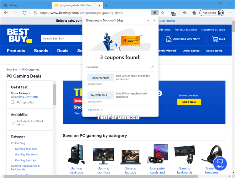 How to Enable or Disable Shopping in Microsoft Edge Chromium Tutorials