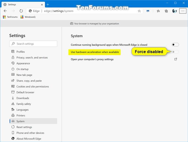 Enable or Disable Hardware Acceleration in Microsoft Edge Chromium Tutorials
