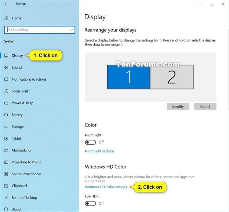 How to Enable or Disable Auto HDR for Games in Windows 10 Tutorials