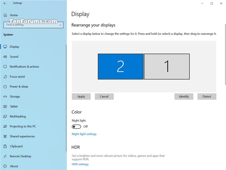 How to Rearrange Multiple Displays in Windows 10 Tutorials
