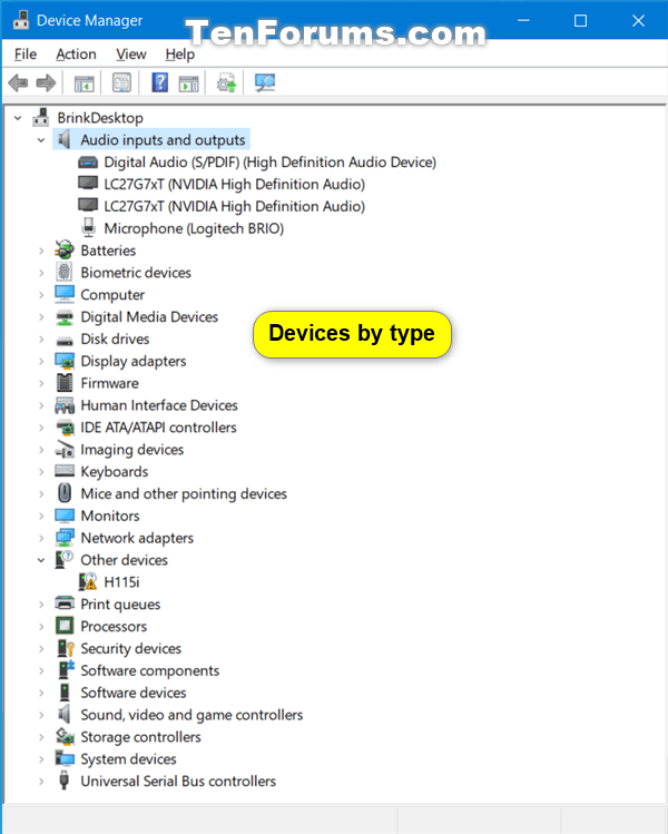 Windows 10 device manager mobilityose