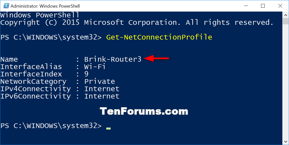Set Network Location to Private or Public in Windows 10 Windows 10