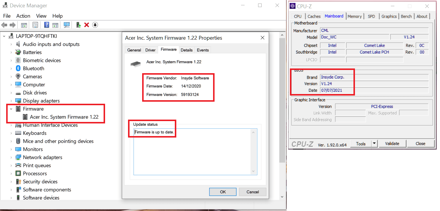 Check BIOS or UEFI Firmware Version in Windows 10 Tutorials