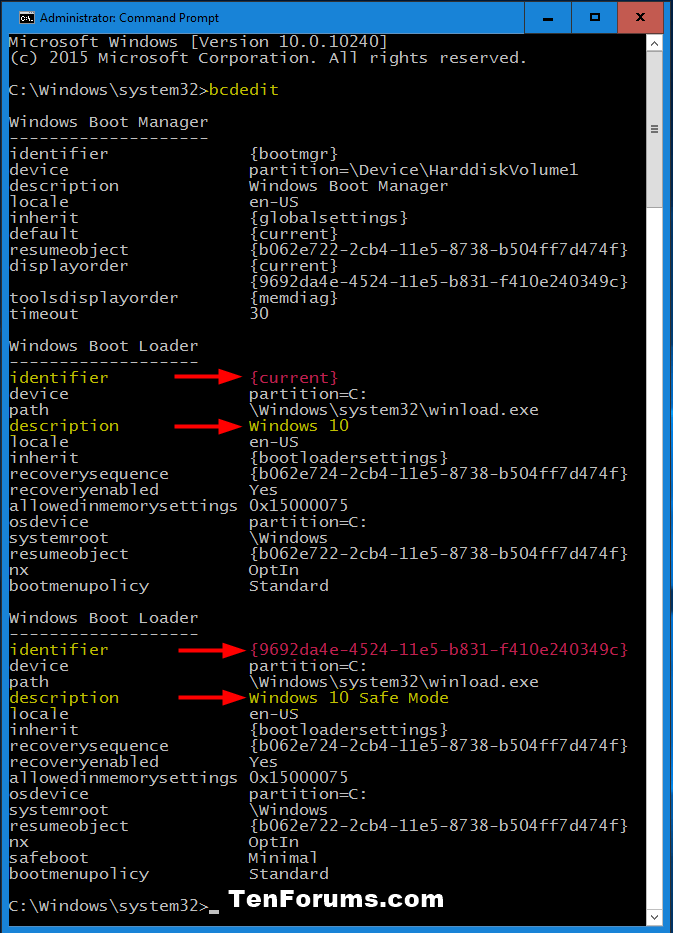 Change Operating System Name in Boot Options at Startup in Windows 10