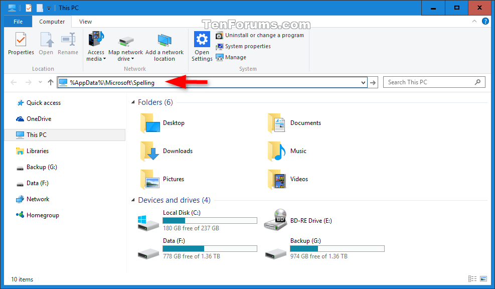 Add or Remove Words in Spell Checking Dictionary in Windows 10 Tutorials