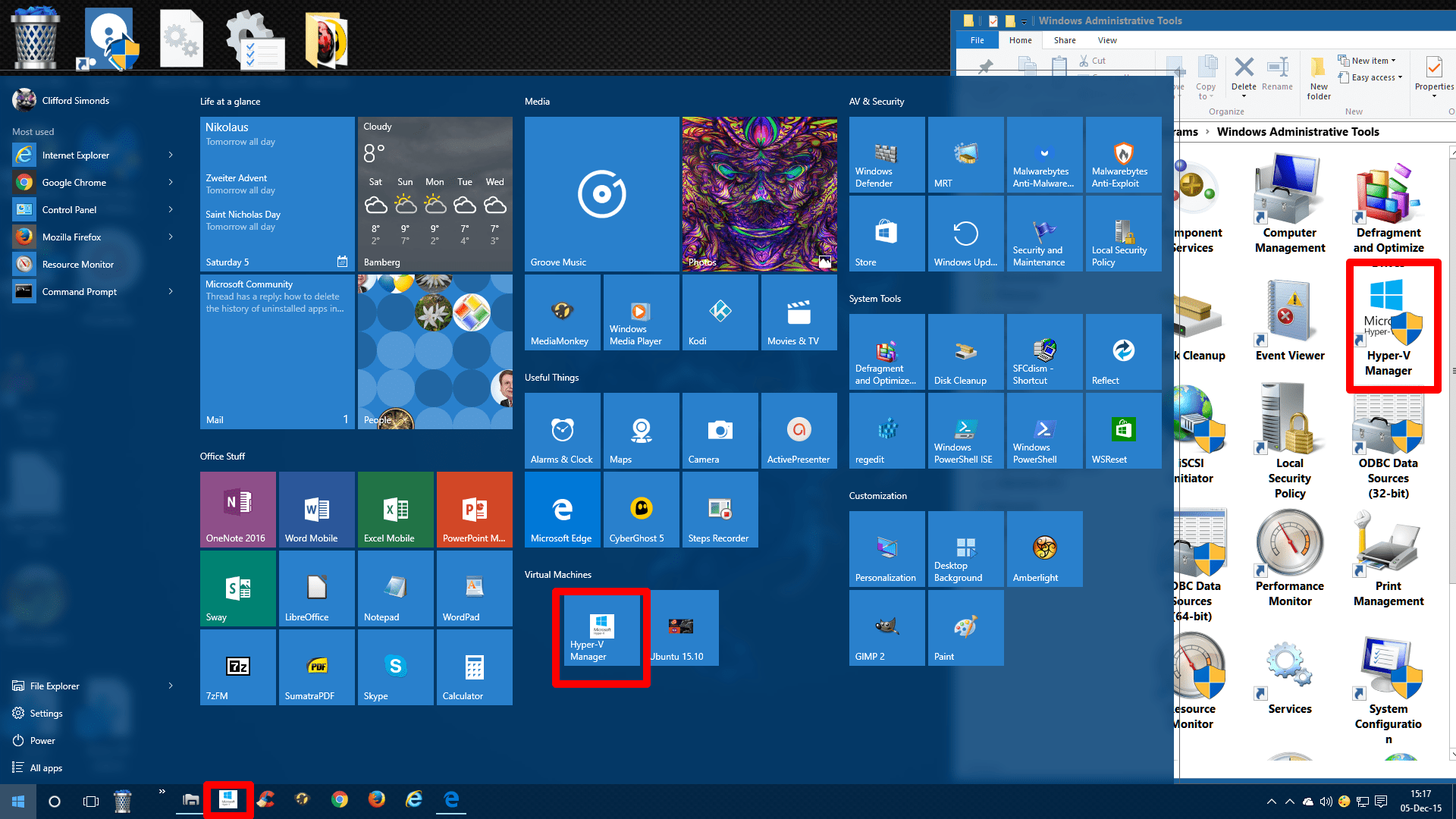 HyperV Virtual Machine Create Shortcut in Windows Windows 10 Forums