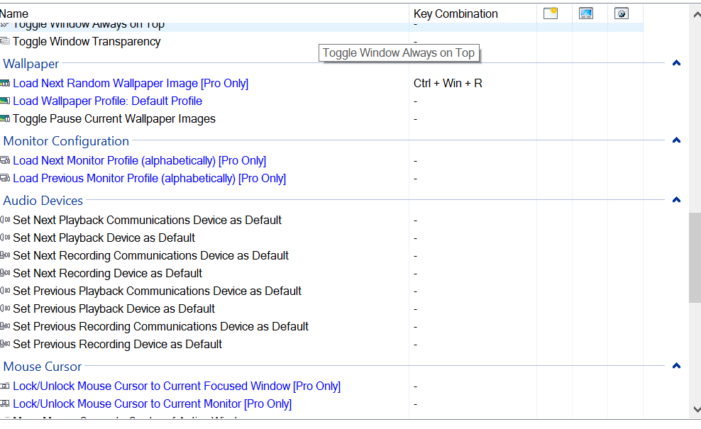 Customization Create Display Switch shortcut in Windows 10