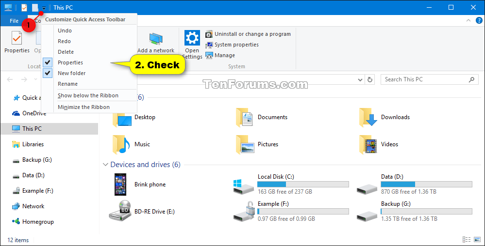How to hide quick access in windows 10 gostaction