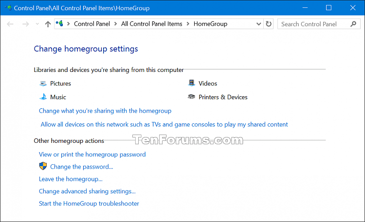 Join Homegroup in Windows 10 Tutorials