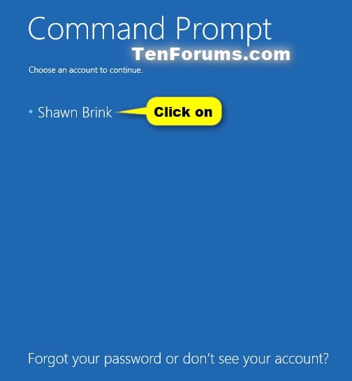 Open Command Prompt at Boot in Windows 10 Tutorials