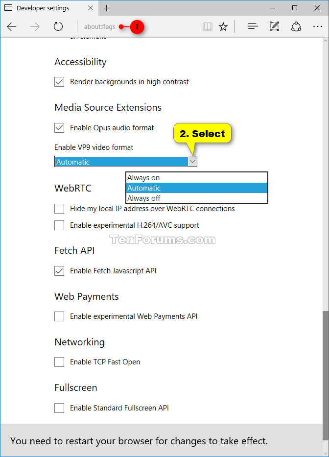 Disable Extensions In Microsoft Edge In Windows 10