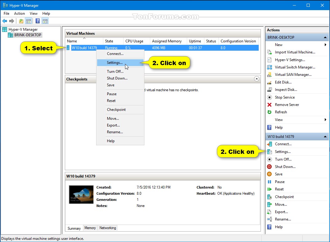 Add or Remove Physical Hard Disk for HyperV Virtual