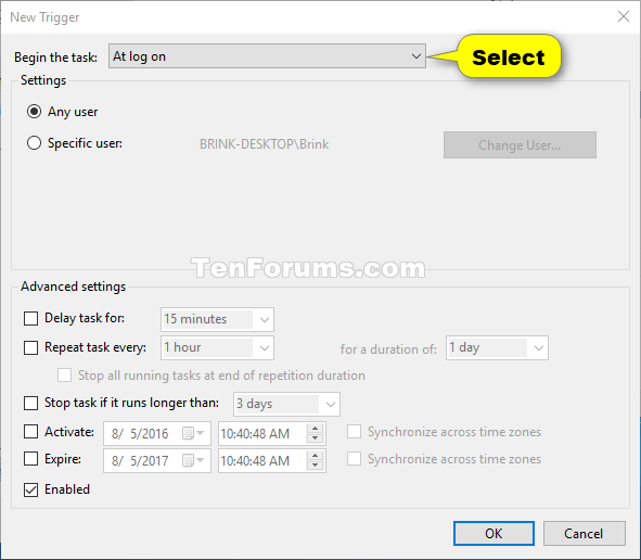 Enable or Disable Lock Screen in Windows 10 Tutorials